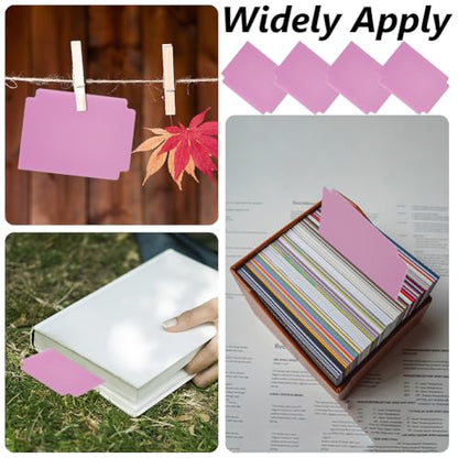 CRASPIRE Trading Card Dividers Pink Card Separator Card Sorting Tray Plastic Card Dividers Board Game Card Separator Card Deck Box Dividers for Game Organizer Storage 40sheets 2.75 x 3.7 Inch - style: 40Pcs Pink
