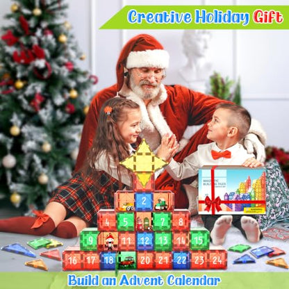 Coodoo Magnetic Tiles Kids Toys STEM Magnet Toy for Toddler Magnetic Blocks Building Preschool Learning Sensory Montessori Toys for 3+ Year Old Boys and Girls, Safe Creativity Toddler Kids Toy 40PCS