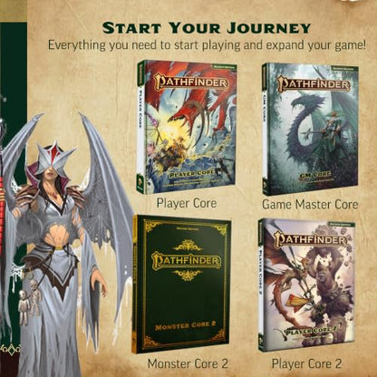 Pathfinder Monster Core Pocket Edition - Tabletop RPG Rulebook | 6.7" x 8.4" Softcover | Over 400 Creatures | Second Edition Remaster | Ages 16+ | 376 Pages
