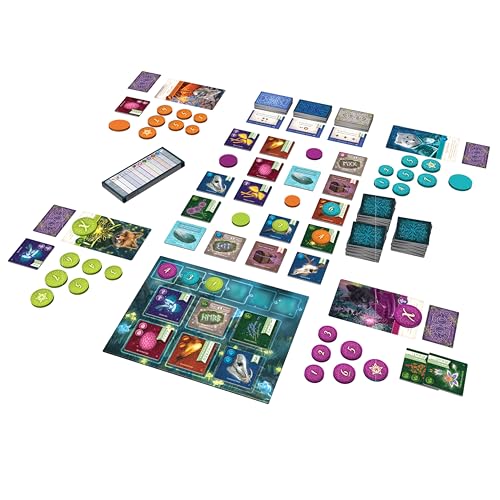 Nocturne, Fox Mystic Spatial Set Collection & Bidding Strategy Board Game | 1-4 Players, Ages 10+, 30-45 Mins, Enchanting Forest