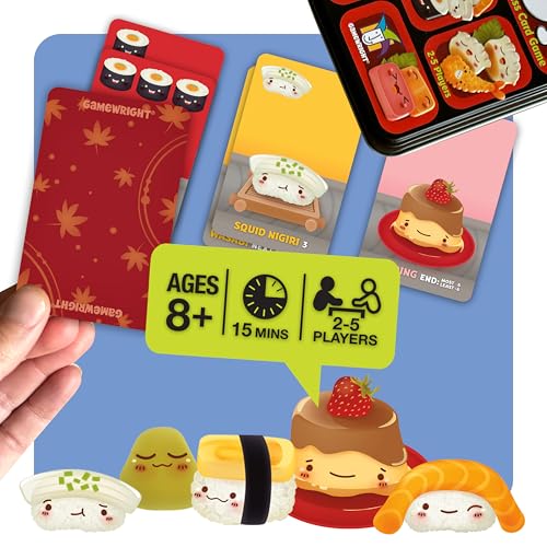 Gamewright Sushi Go, the Pick and Pass Card Game, Multi-colored