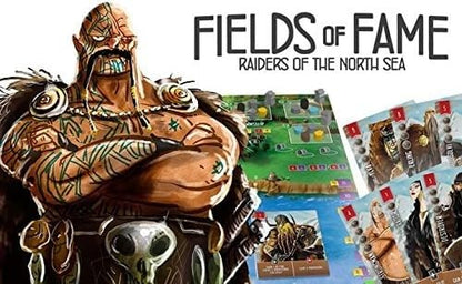 Renegade Game Studios Raiders of the North Sea Fields of Fame Expansion | Add jarl battles, 5th player support, and fame track scoring to your strategy board game. Includes new township raids