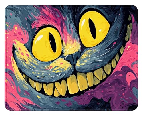 Customized Watercolor Smiling Mouse Pad, Non Slip Computer Rubber Mouse Pad | High Density Smooth Surface, Anti Slip Rubber Bottom Stable And Not Displaced, Exquisite Lock Edge Wear-Resistant And Durable - color: Smiling Mouse Pad