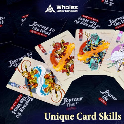 Whales Entertainment Journey to the West | Strategy Card Games for Families | 3–8 Players | Aged 10 + | 20 Mins | Quick Competitive Ladder Climbing Board Games for Adults Teens Kids | Family Game Night
