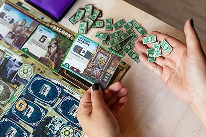 Unexpected Games 3000 Scoundrels Board Game - Wild West Strategy Game for 2-4 Players, Ages 12+