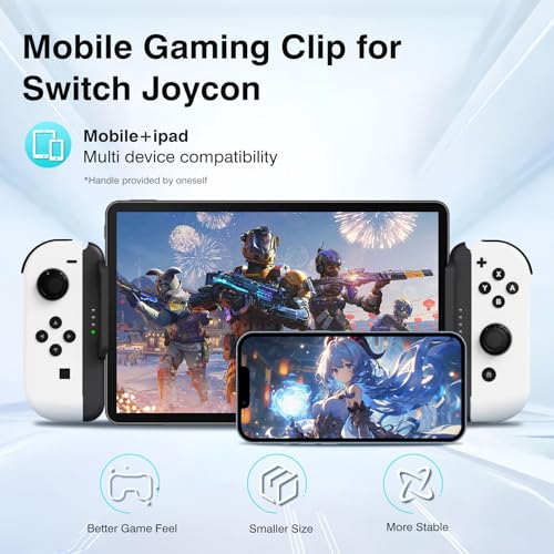 Phistone Magnetic MagSafe Smartphone & Tablet Mount for Nintendo Switch JoyCon (JoyCon Not Included) - 360° Rotation, Adjustable Length, Multi-Device Compatible, Strong Magnetic Hold - color: Magsafe
