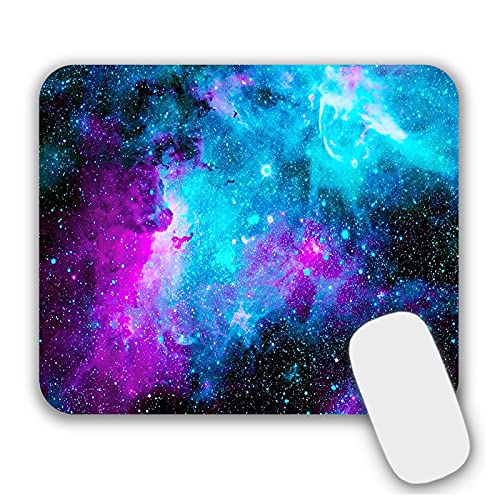 Non-Slip Rubber Base Mousepad for Laptop Computer PC Personality Desings Gaming Mouse Pad Mat 9.45 X 7.87 inch (Galaxy, 9.45 X 7.87 inch) - color: Galaxy