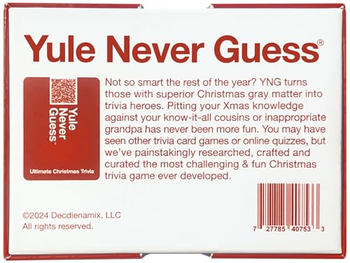 Christmas Trivia Game - Christmas Games for Family Party - Christmas Games - Christmas Family Games - style: Main Christmas Game