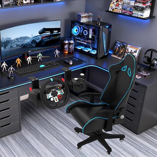 EG STARTS Desk Mount Clamp Sim Racing Wheel Stand Steering Shifter Mounts | For Logitech G25 G27 G29 G920 G923, For Thrustmaster T248 T300 T-GT TS-PC T330TS, Racing Steering Shifter Mounts