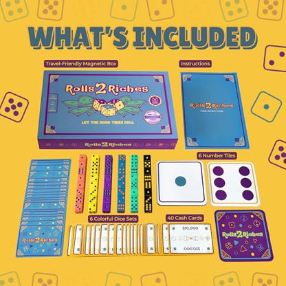 Dice & Board Game | Fast-Paced Family Game for Kids & Adults | Award-Winning Strategy Game for Kids 7+ & Adults | Perfect for Family Game Nights, Parties, Camping & Travel