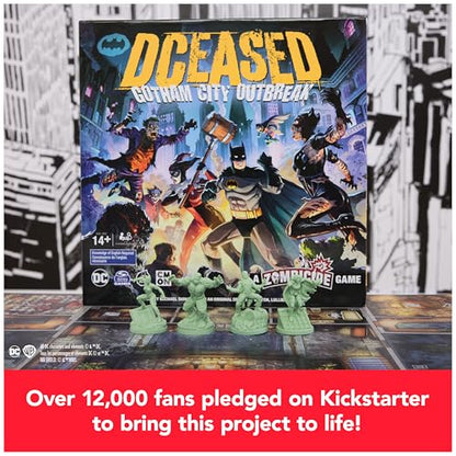 Spin Master Games Dceased: Zombicide Cooperative Party Game for Comic Fans | Control DC Superheroes, Battle Undead Hordes & Zombie Heroes Includes Exclusive Collectible Figurines, 1-4 Players, Ages 14+