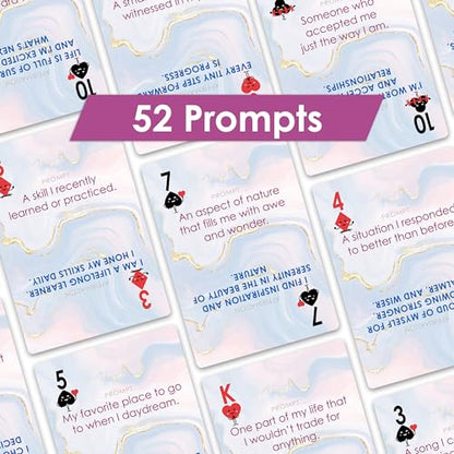 Mind Brain Emotion 52 Essential Gratitude Attitude: Journal & Conversation Cards to Boost Mood & Mindset - Empowering Prompts, Self-Help Affirmations, and Insightful Quotes - for Kids & Adults - style: Gratitude Attitude