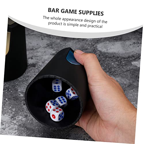 1pc Stylish Plastic Dice Cup Compact Dice Storage Container for Parties Ktv and Game Easy to Clean Lightweight Design for Entertaining and Decorating Spaces