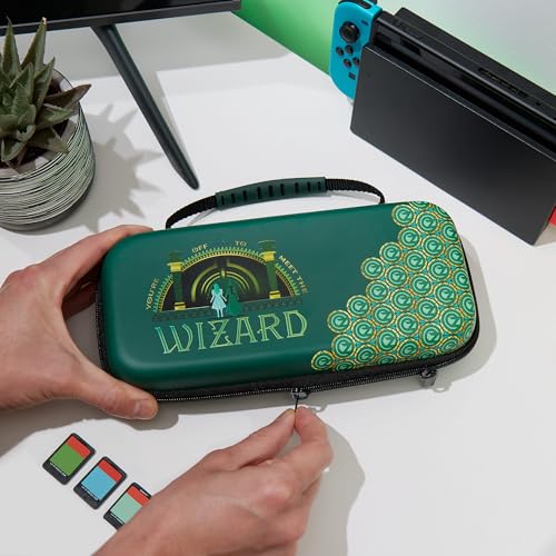 Numskull Wicked Hard Shell Travel Case for Nintendo Switch and OLED Model Console - Fits 10 Games and Switch Accessories - color: Wicked