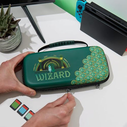Numskull Wicked Hard Shell Travel Case for Nintendo Switch and OLED Model Console - Fits 10 Games and Switch Accessories - color: Wicked