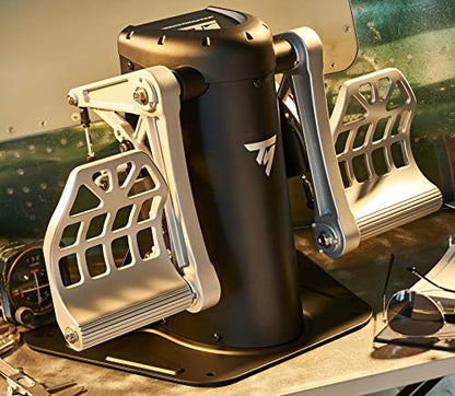 Thrustmaster TPR Rudder Pedals, Flight Simulator Rudder Control - PC | Pendular suspended mechanism, H.E.A.R.T magnetic sensors, adjustable spring resistance, frictionless, precise yaw response