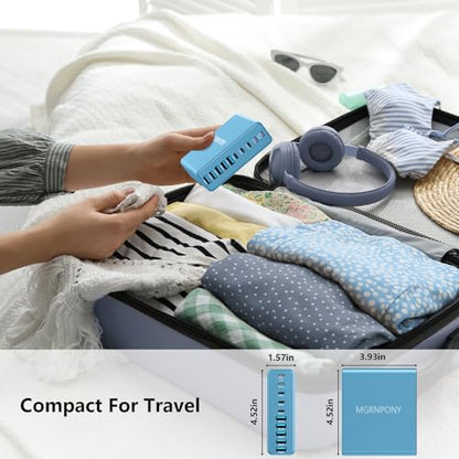 320W USB C Charger Block, 10-Port USB C Charging Station GaN III PD 65W PC Laptop Fast Charger Adapter for MacBook Pro/Air, DELL, iPad, iPhone, Samsung Galaxy (Light Blue) - color: Light Blue