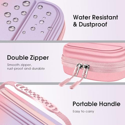 FINTIE Carrying Case for Nintendo Switch 2 (2025), Shockproof Hard Shell Switch 2 Case, Protective Cover Travel Bag with 19 Game Card & 2 Micro SD Card Slots & Inner Pocket, Fantasy Ombre - color: Fantasy Ombre