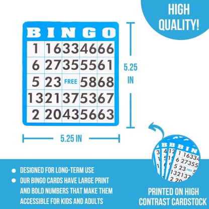 Regal Bingo Deluxe Game Set for Adults and Kids - Includes 8 Inch Wheel Cage, 75 Balls, Master Board, 50 Cards and Colorful Chips - Fun Family Game Night - color: 50 Card Set