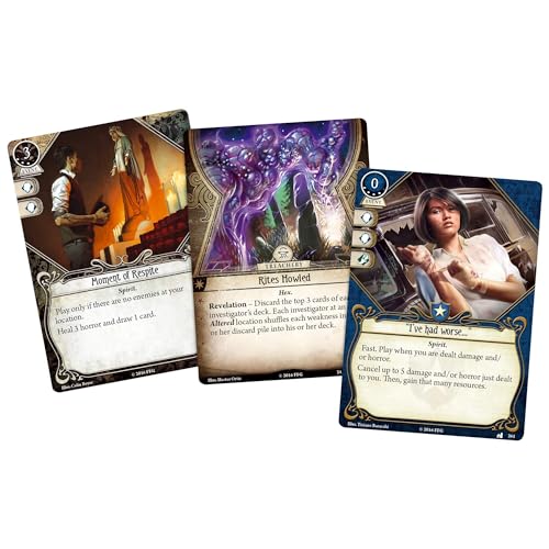 Arkham Horror The Card Game Where Doom Awaits MYTHOS PACK | Horror Game | Mystery Game| Cooperative Card Game| Ages 14+ | 1-2 Players| Average Playtime 1-2 Hours | Made by Fantasy Flight Games, Green