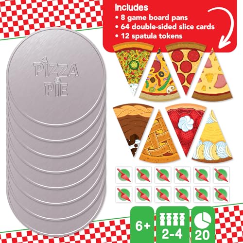 MindWare Pizza Pie Cooperative Game for 6 Year Olds and up - Match Flavors and Win As A Team, 2 to 4 Players