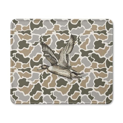 Mallard Duck Camo Mouse Pad, Duck Hunting Hunter Gifts, Camo Wildlife Animal Mouse Pad for Home Office Computer Gaming Desk Essentials, 9.5x7.9 Inch - color: 06Child