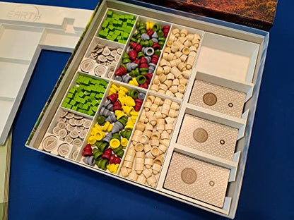 Insert/Organizer for Earth Board Game (fits Sleeved Cards)