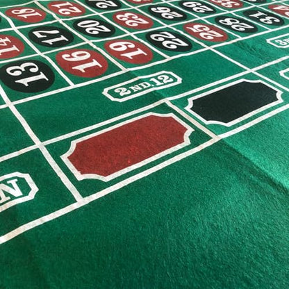 Roulette Table Top Felt Layout - 36" x 72" Rectangle Las Vegas Style Green Casino Poker Table Cover Mat, Great for Poker Game Night Events Theme Party Fundraisers & Gatherings - size: 36" x 72", style: Roulette