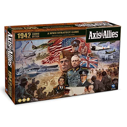 Renegade Game Studios Axis & Allies 1942 Second Edition Board Game | WWII Strategy Game for 2-5 Players, 40 x 26-Inch Board, Command Major Powers like Germany and USA, Ages 12+