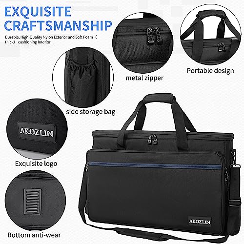 AKOZLIN Padded DJ Controller Mixer Bag Fit For Pioneer Flx 4 DDJ DJ Lite SB 2 3 SB2 SB3 DJ 400 DJ RB Gig Travel Shoulder Bag 20.5”×3.15”×13” - size: 20.5”×3.15”×13”