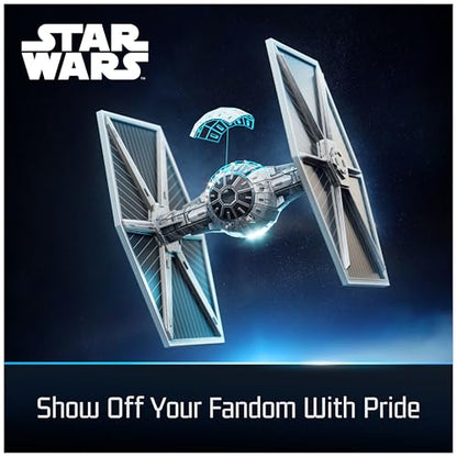 4D Build, Star Wars Imperial Tie Fighter 3D Model Kit, Star Wars Collectibles & Desk Decor, Adult Puzzle, Building Toys, 120 Pieces, 3D Puzzles, Gift Ideas for Ages 12 & Up - style: Imperial Tie Fighter 120 pcs