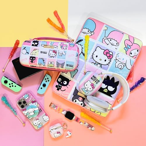 Sonix x Sanrio Carrying Case for Nintendo Switch 1, Protective Travel Case | Hello Kitty Grid - color: Hello Kitty Grid