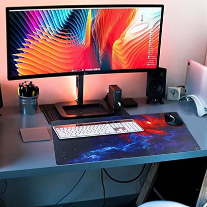Large Gaming Mouse Pad with Stitched Edges,[27.5x11.8In] Extended Mouse Pad with Non-Slip Natural Rubber Base for Gamer/Desktop/Office/Home (70x30 Anying) - color: 70x30 Anying