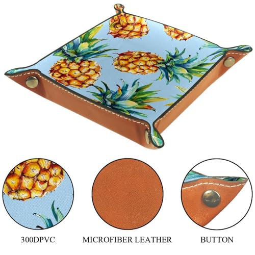 Pineapple Fruit Dice Tray Dice Rolling Tray Folding Dice Holder for Dice Games, Like RPG, DND and Other Table Games - color: Multi 6