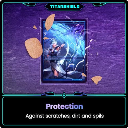 TitanShield Premium Card Sleeves | Compatible with Pokemon, One Piece, Lorcana, Flesh & Blood, & Magic The Gathering MTG | (150 Sleeves - Standard) (1, Clear, Standard | 66x91mm) - color: Clear, size: Standard | 66x91mm