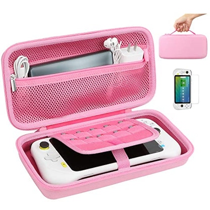 Aenllosi Hard Case for Logitech G Cloud Gaming Handheld, Pink | Hard shell construction, Water-resistant design, Impact-resistant design, Protective case only - color: Pink