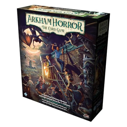 Fantasy Flight Games Arkham Horror: The Card Game Chapter Two CORE Set | Cooperative LCG of Mystery & Madness with New Investigators & 3-Scenario Campaign, Ages 14+, 1-4 Players, Ages 14+, 90 Mins