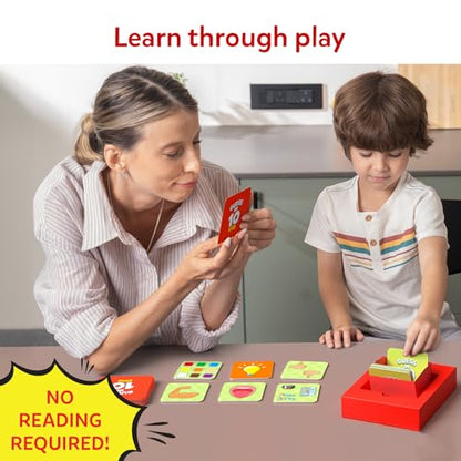Skillmatics Guess in 10 Junior – Food We Eat, Card Game, Gift for Kids | Family Trivia Game, Educational Travel Toy, Geography & History Board Game, Screen-Free Fun, Boys & Girls Ages 3, 4, 5 & Up - style: Junior Food We Eat!