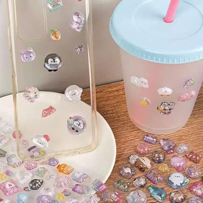 3D Cute Mini Puffy Stickers,10 Sheets 500+Kawaii Air Decorative Stickers HEYFUMMAI for Phone Case Or DIY Planners Notebooks Scrapbooks Handbooks Decoration ﻿ - style: 10PCS Stickers