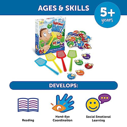 Learning Resources Sight Word Swat A Sight Words Game - Phonics Flash Cards, Board Games for Kids, Montessori Spelling , Homeschool, Classroom Must Haves, Teacher Supplies, Gifts for Boys and Girls - style: Sight Word Swat