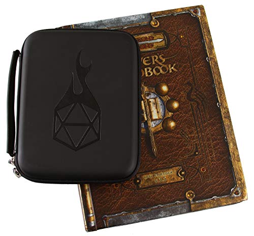 Forged Dice Co. Dicemaster's Display & Storage Box - Holds 35 Metal or Plastic Polyhedral Dice / 5 Sets - color: Gray Zipper