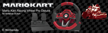 Nintendo Switch Mario Kart Racing Wheel Pro Deluxe By HORI,USB - Officially Licensed By Nintendo - style: Switch - Mario Kart Pro Deluxe