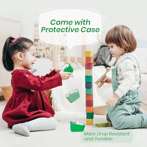 Dinosaur Visual Timer for Kids, 60-min Countdown Timer, Green | Protective Case, No Ticking, Mute and Ringing Alarm Available, Time Management Tool, Low Power Reminder, for Study,Game,Work - color: Green Dinosaur