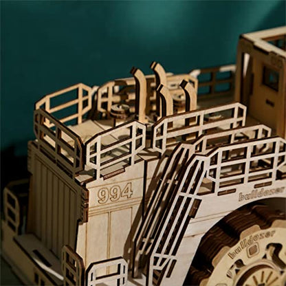 3D Wooden Puzzles Bulldozer Model Kits, Brainteaser and Puzzle for Christmas/Birthday,Gifts for Adults and Teens to Build Combination - style: Bulldozer