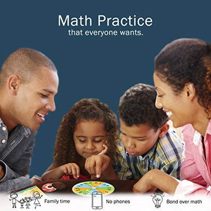 Multiplication and Division Game - Fun Math Board Game, Easy Start STEM Toy, Educational Gift for Kids (Girls & Boys), Homeschoolers, Grade 1 and Up (Say Cheese Cafe) - style: Say Cheese