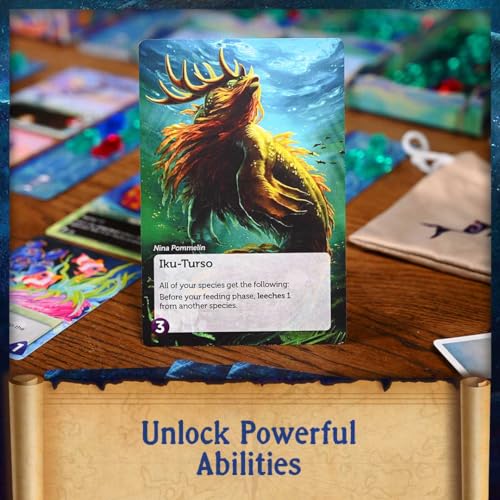 Northstar Game Studio Oceans: Legends of The Deep Expansion | Beautiful Strategy Game for Adults & Families | Learn Mythology and Legends | 2-4 Players