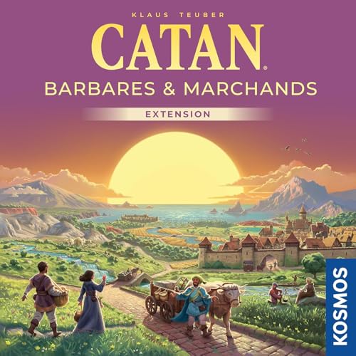 CATAN Traders & Barbarians Board Game Expansion (6th Edition) Explore New Adventures, Strategy Game for Kids & Adults, Ages 12+, 3-4 Players, 90 Minute Playtime, Made by Catan Studio | Explore New Adventures, Strategy Game for Kids & Adults, Ages 12+, 3-4