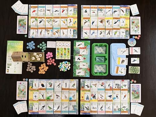 Stonemaier Games: Wingspan Americas Expansion by Elizabeth Hargrave | Add to Wingspan | Includes Small Hummingbird Cards with New Mechanism, 111 Unique New Colorful Birds, & More | 1-5 Players, 90 Min