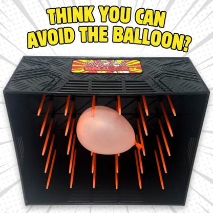 Wack A Balloon Pop Game for Kids and Family, Interactive Balloon Popping Board Activity, Tabletop Party Play for Family Night, Birthday Gift Ages 4+