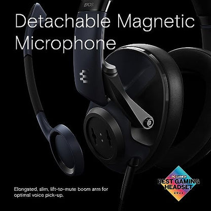 EPOS H6Pro Closed Acoustic Gaming Headset with Mic Lightweight OverEar Design Lift to Mute Compatible with Xbox, PS4, PS5 & PC Black, One-Size (Pack of 6) - color: Black, size: One-size (Pack of 6)